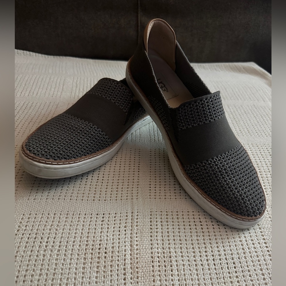 UGG Black Knit Flats